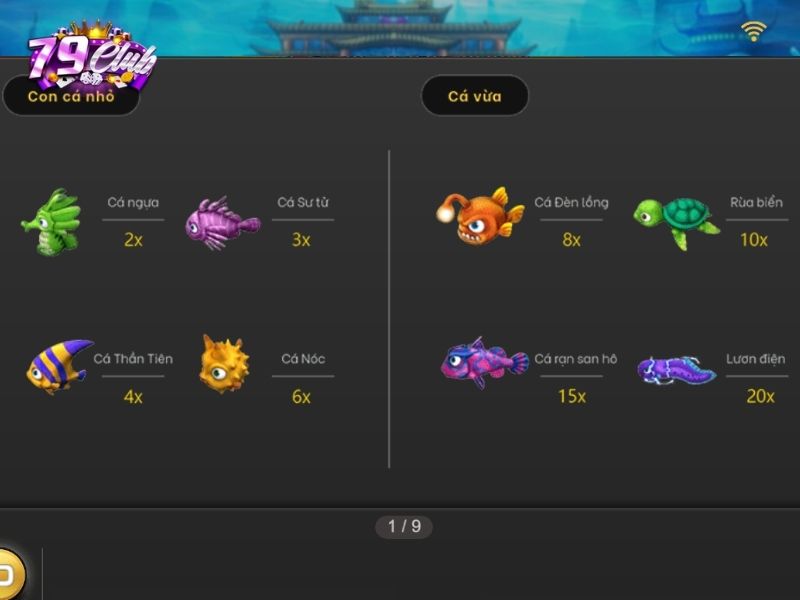 da dang muc tieu san bat trong ban ca cung dai thanh